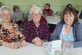 thumbnail: Aida Lacey, Claire Douglas and Bernie Lynch were at the fundraiser for Wicklow Dementia Support and The Alzheimers Society of Ireland in Carnew Community Care, Carnew on Thursday. Pic: Jim Campbell