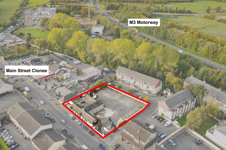 The town centre development site at Clonee Plaza, Main Street, Clonee, Co Meath
