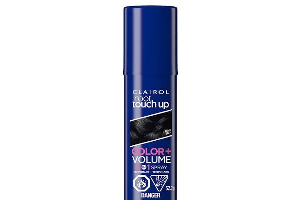 Clairol’s Root Touch Up Colour + Volume 2 in 1 Spray, €11.99, at major retailers.