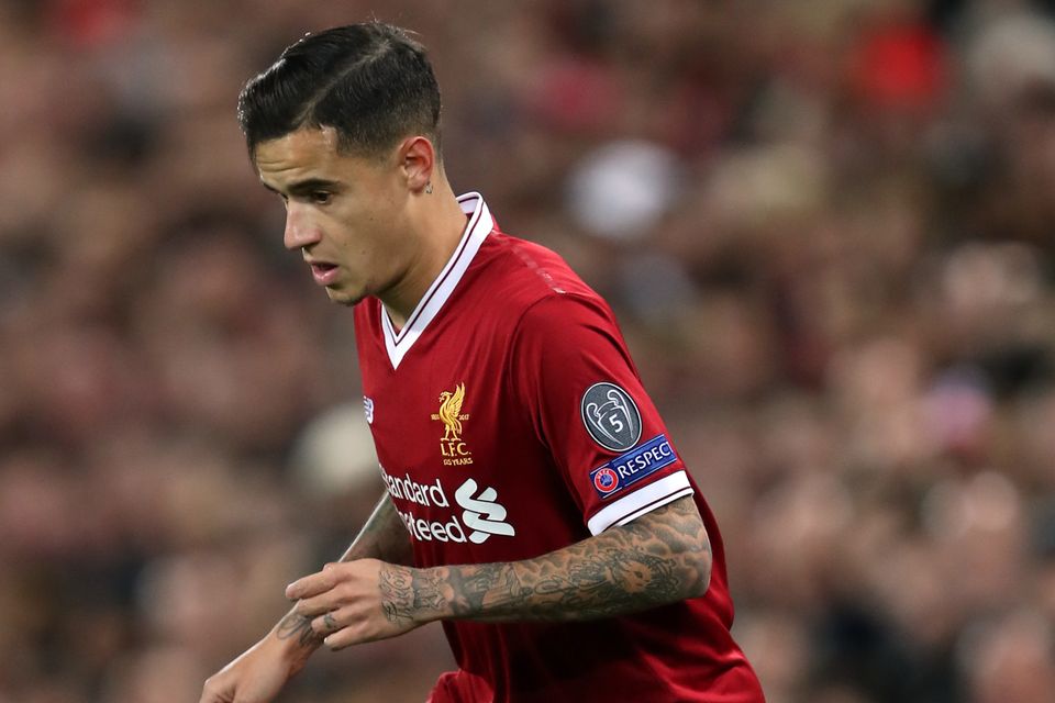 Liverpool's Philippe Coutinho could make his first start of the season against Burnley.