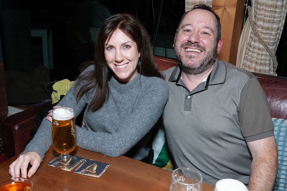 Blossom Cloke and Ciaran Purcell were pictured at the Guinness Singing and Swinging Pubs in Wexford Golf Club on Thursday evening. Pic: Jim Campbell