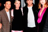 thumbnail: (L-R) Actors Rami Malek, Saoirse Ronan, Jake Gyllenhaal and Mia Goth attend the Calvin Klein Collection front Row during New York Fashion Week at New York Stock Exchange on September 11, 2018 in New York City.  (Photo by Nicholas Hunt/Getty Images)