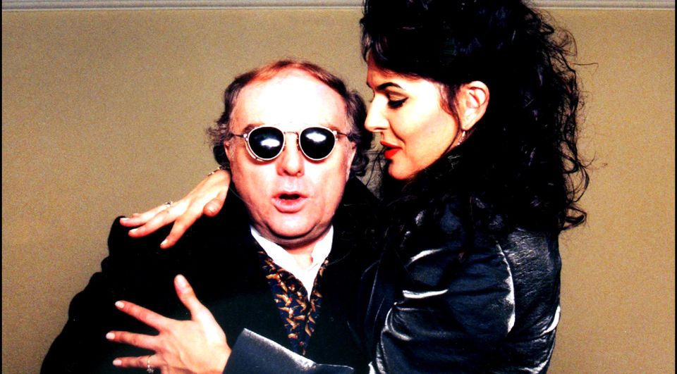 Van Morrison pictured with Michelle Rocca