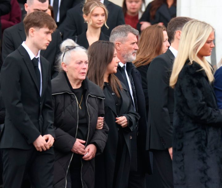 ‘We weren’t ready for mam to go yet’ – Roy Keane pays emotional tribute to his ‘cool, kind and caring’ mother, Marie, at funeral mass