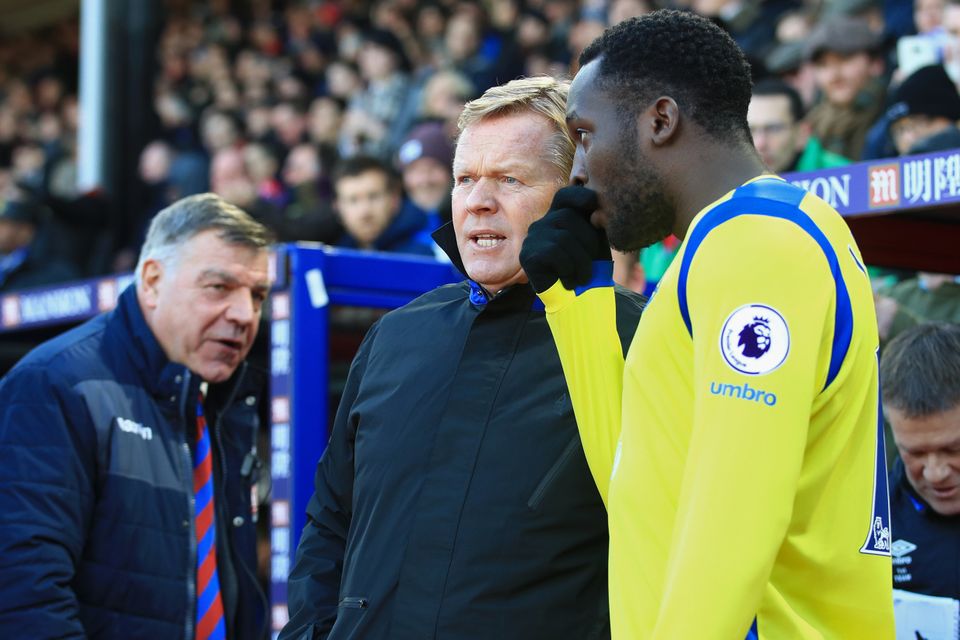 Romelu Lukaku, right, will face Ronald Koeman's side for the first time since his move