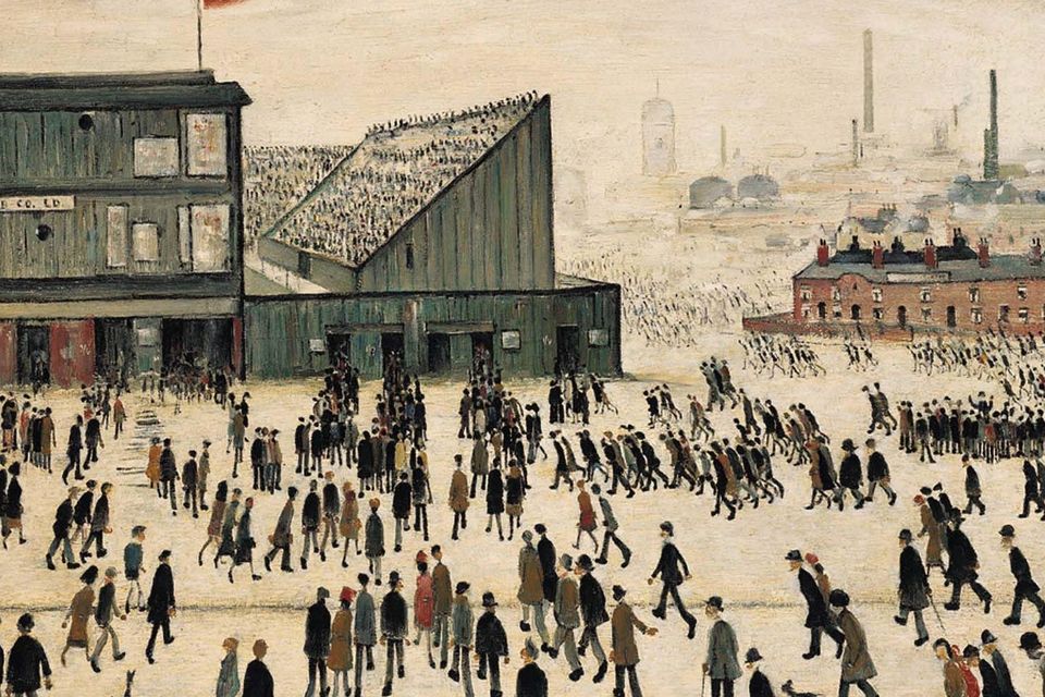 LS Lowry Painting Going To The Match Sells At Auction For £6.6 Million ...