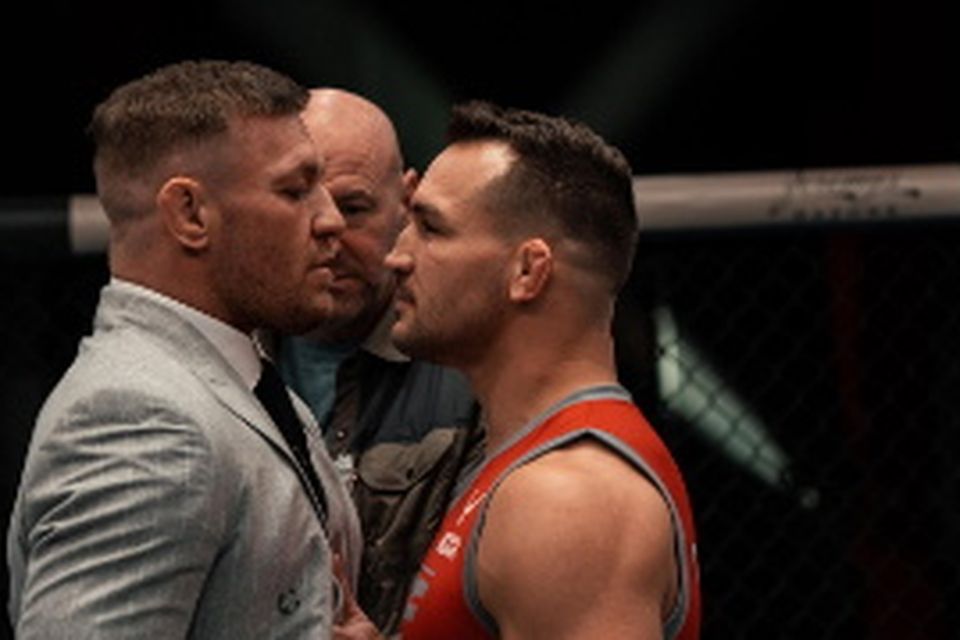 Conor McGregor and Michael Chandler. Photo: Twitter