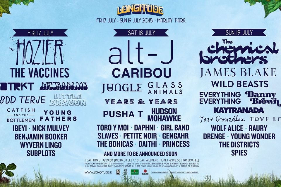 Longitude Festival 2015 - 11 new acts announced