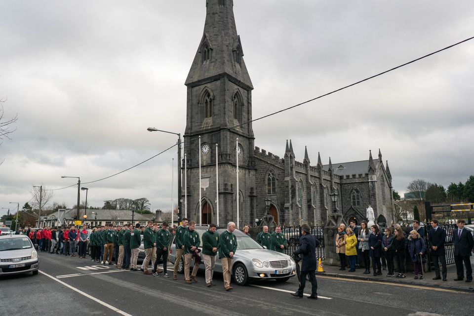 16/11/2018 The Funeral of Jack O'Hora at St. Muredachs Cathedral, Ballina, Co. Mayo. Photo : Keith Heneghan