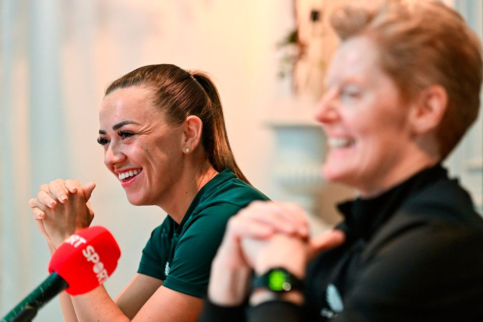 Katie McCabe has outlined her determination to fill the Aviva Stadium. Photo: Tyler Miller/Sportsfile