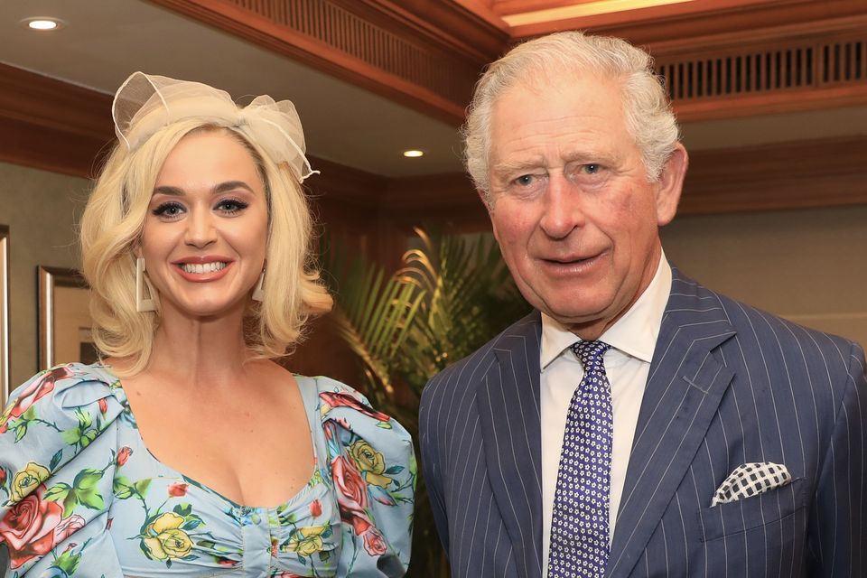 Katy Perry and the Prince of Wales rubbed shoulders in India (British Asian Trust/PA)