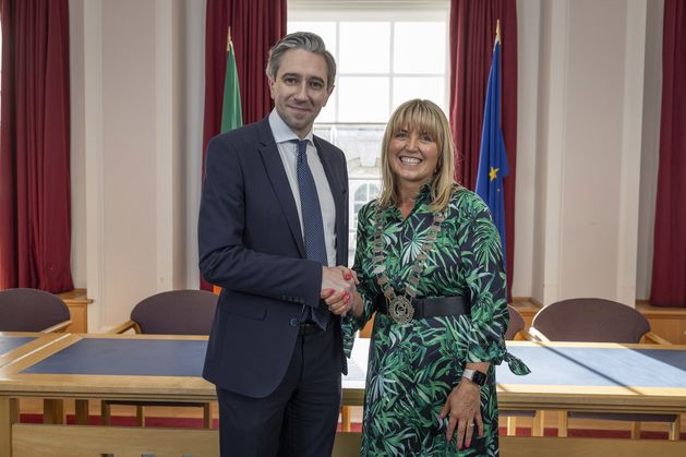 Meeting Taoiseach Simon Harris one of councillor Sharon Tolan’s first jobs as Meath Cathaoirleach