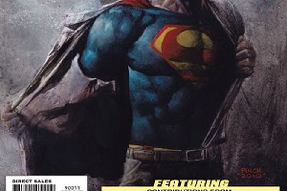 Superman is shown in the latest of issue of Action Comics No 900 (AP)