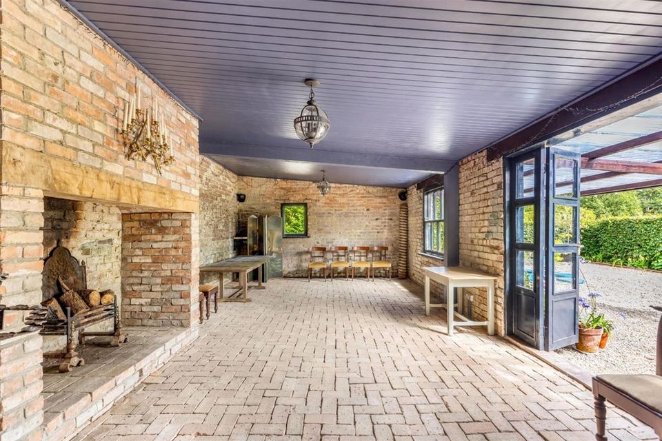Inside the stables