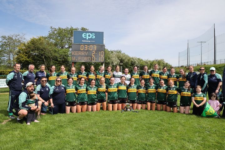 Kerry girls clinch Munster minor football title with early goals against Waterford