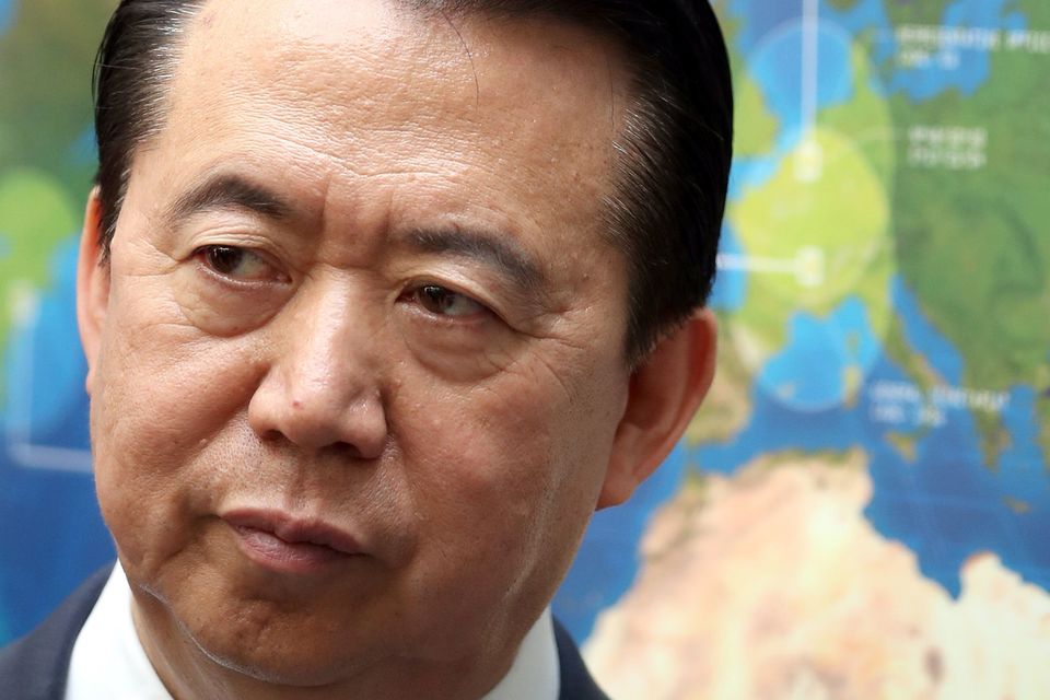Interpol president Meng Hongwei is under investigation in China (Andrew Matthews/PA)