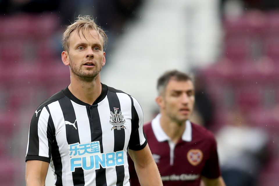 Newcastle United's Siem De Jong is close to re-joining Ajax
