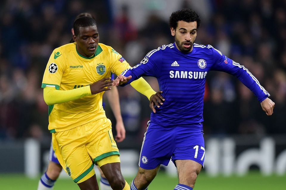 Chelsea winger Mohamed Salah, right, has not started a Premier League game this season