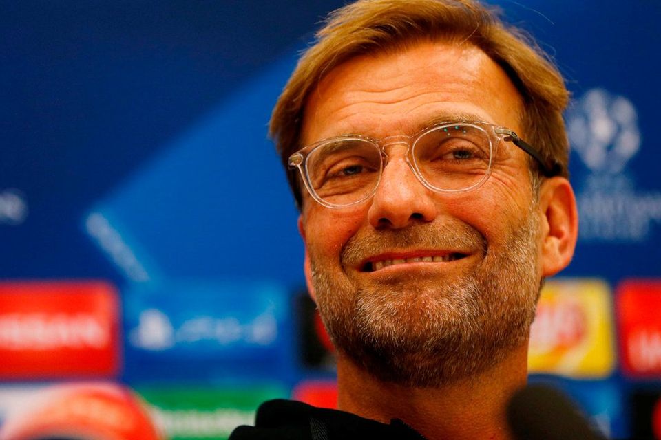Jurgen Klopp hopes Liverpool can go one better tonight than their opening night draw against Sevilla. Photo: Reuters/John Sibley