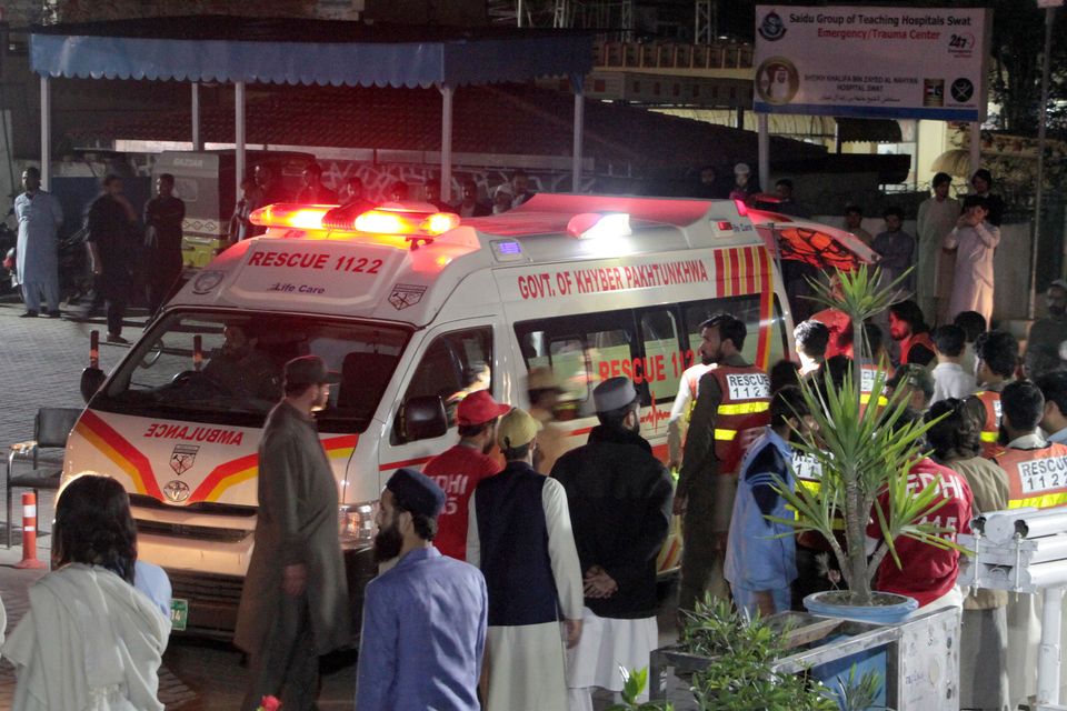 At least 11 people are dead after a magnitude 6.5 earthquake rattled much of Afghanistan and Pakistan (Naveed Ali/AP)