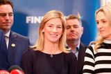 thumbnail: Candidates Nina Carberry at the Fine Gael selection convention for the Midlands-North West constituency for the European Parliament, at the Sheraton Hotel, Athlone. Eamon Ward/PA Wire