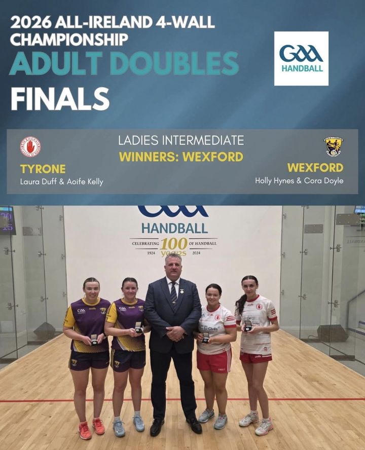 Wexford duo Cora Doyle and Holly Hynes make handball history with All-Ireland Intermediate title