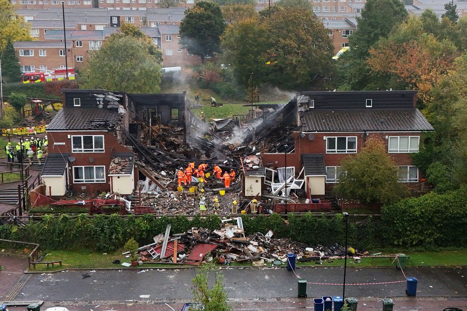 Two people died in Violet Close in Benwell, Newcastle upon Tyne (PA)