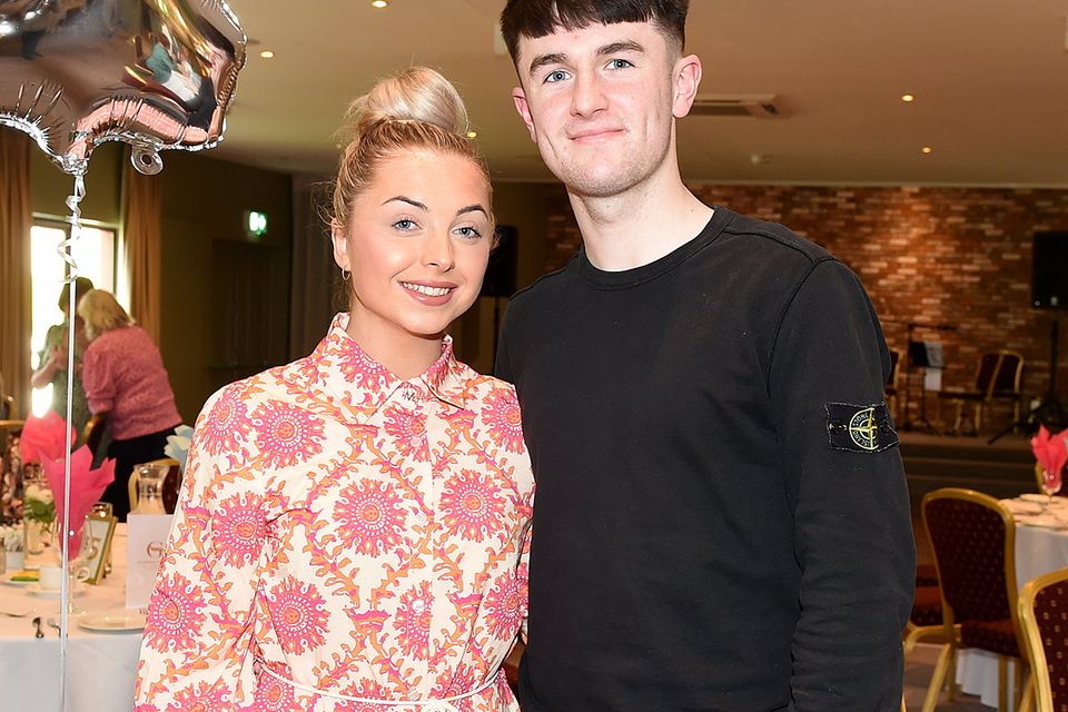 Eoghan Heeney celebrated his 21st birthday with Mary Murray at the Heeney family reunion in The Glenside Hotel. Photo: Colin Bell Photography