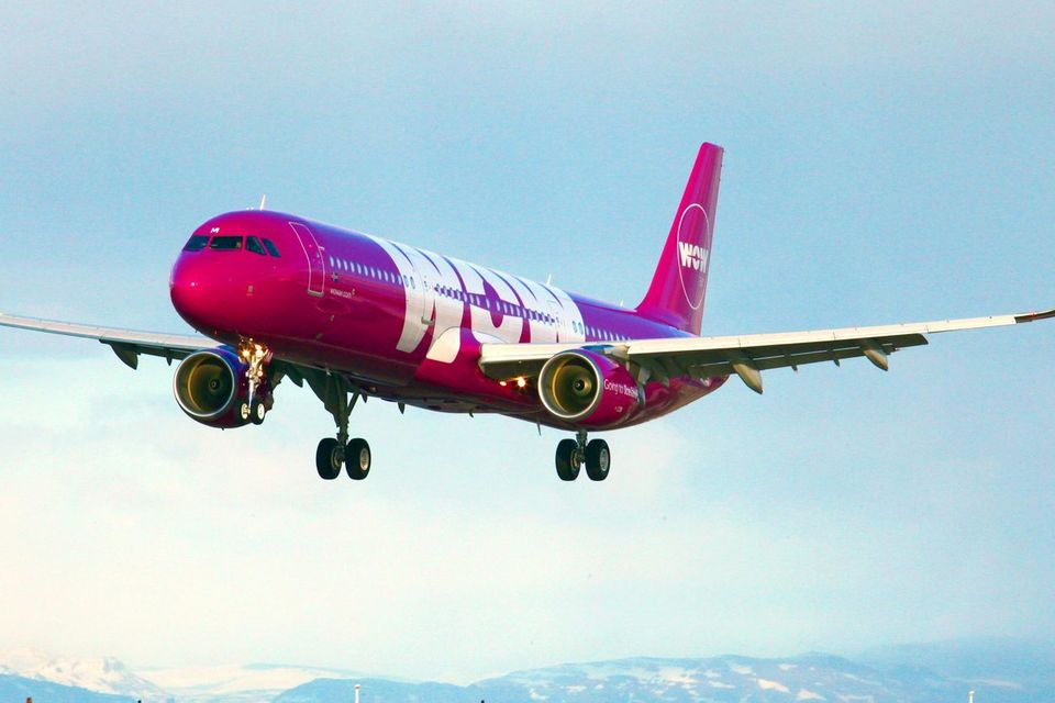 WOW Air - flying direct from Ireland to Iceland