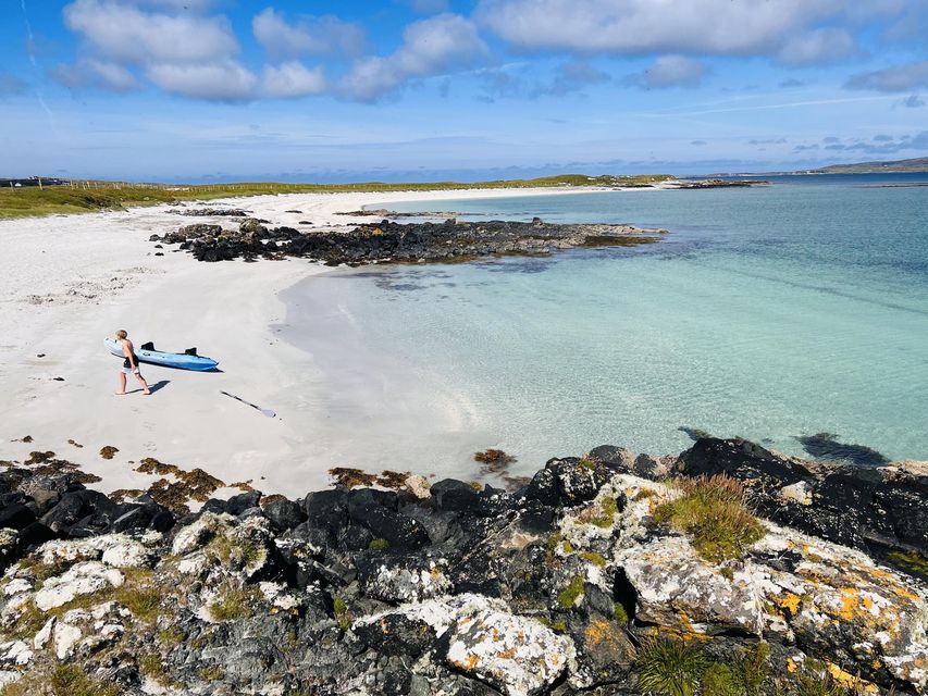 Mannin Bay in Co Galway