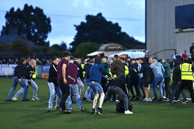 Drogheda hand down three indefinite bans to supporters after brawl at Dundalk – but no permanent bans issued