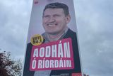 thumbnail: Election poster of Aodhán Ó Ríordáin.