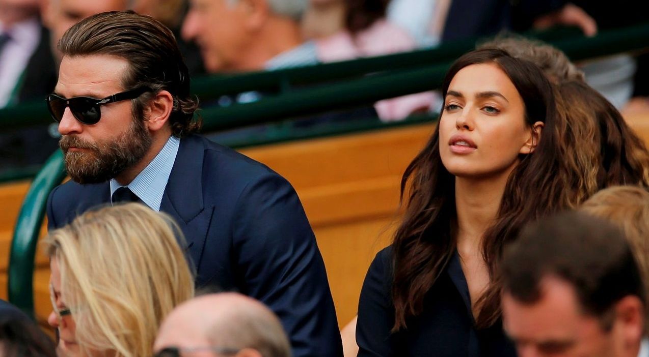 Bradley Cooper and Irina Shayk had a strange moment during the Wimbledon  final