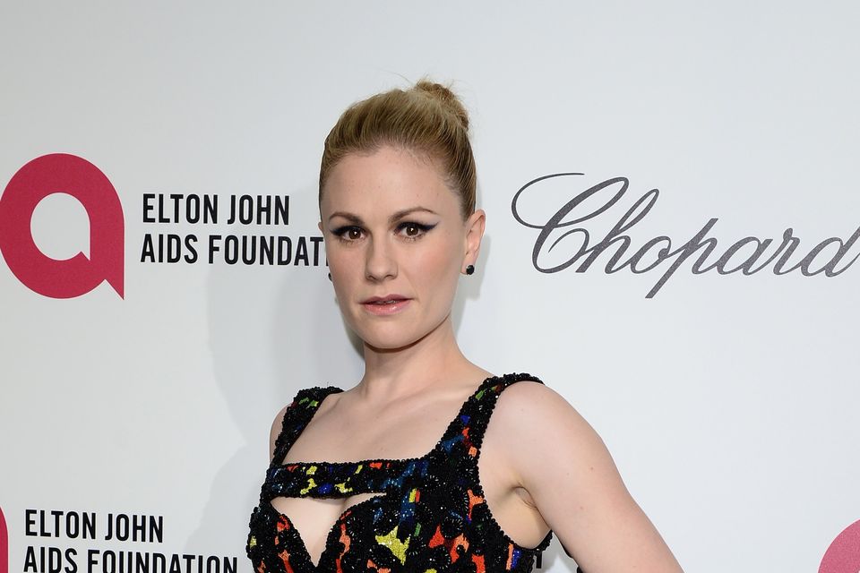 True Blood star Anna Paquin reacts to BBC News accidentally showing her