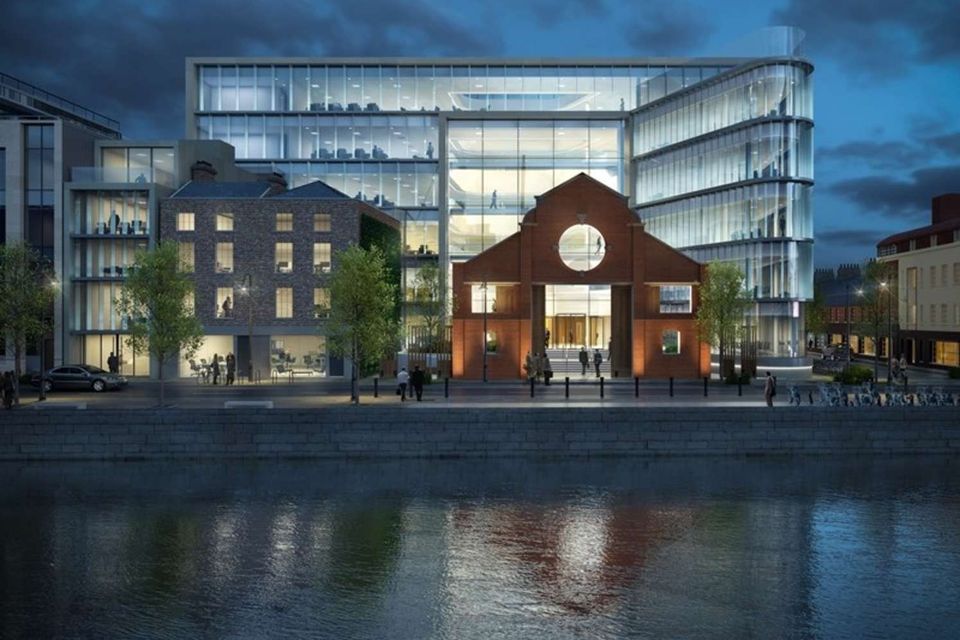 Hibernia will lease all 112,000 sq ft of the office space at its 1 Sir John Rogerson's Quay (1SJRQ) development to US tech giant Hubspot.