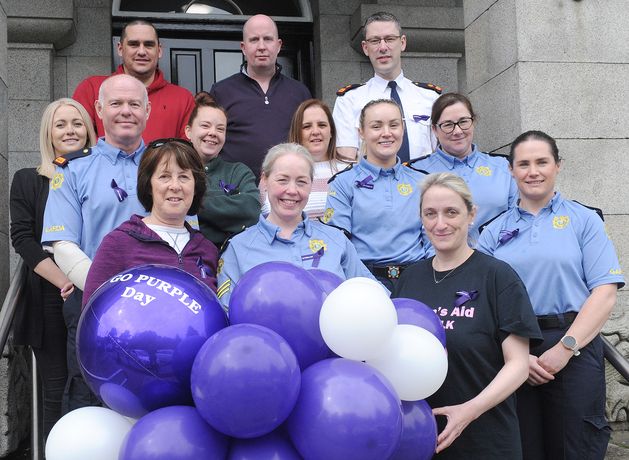 Gardai in Dundalk held their annual coffee morning on Friday as part of the Go Purple Day - a national initiative in Garda Stations across the country to help increase the awareness of domestic abuse and the supports available to those experiencing it.