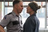 thumbnail: Sam Rockwell and Frances McDormand in Three Billboards Outside Ebbing, Missouri (Sunday, Channel 4, 11p.m.)