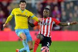 thumbnail: Crystal Palace's English defender Joel Ward (L) vies with Southampton's Dutch midfielder Eljero Elia (R) during the FA Cup fourth round football match between Southampton and Crystal Palace at St Mary's Stadium