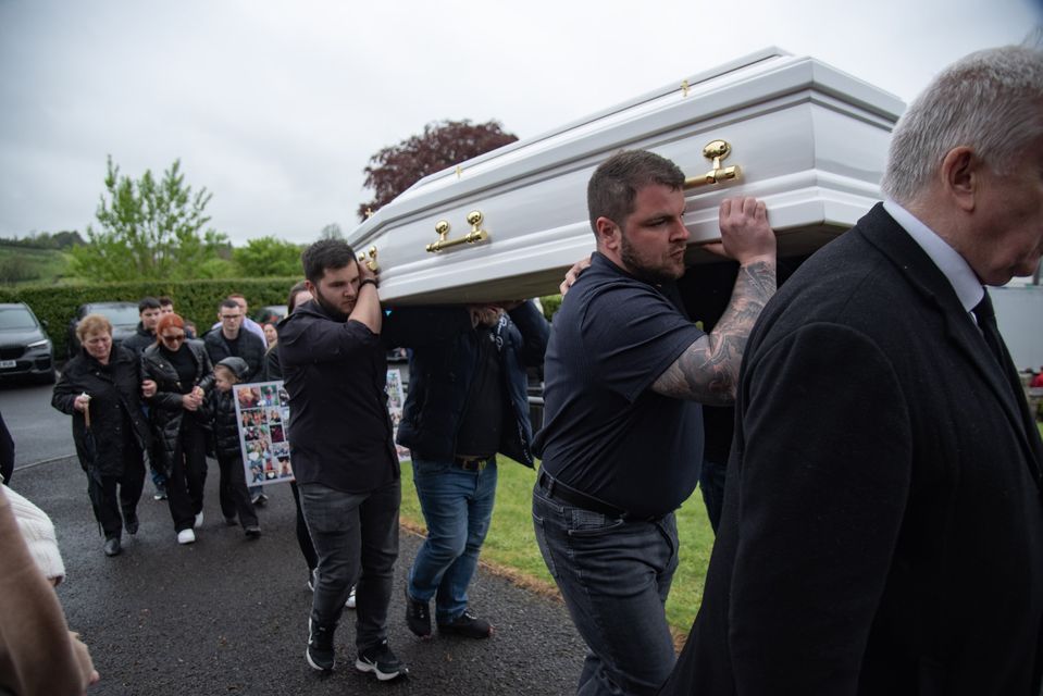 The funeral of Kamile Vaicikonyte took place in Aughnacloy today.