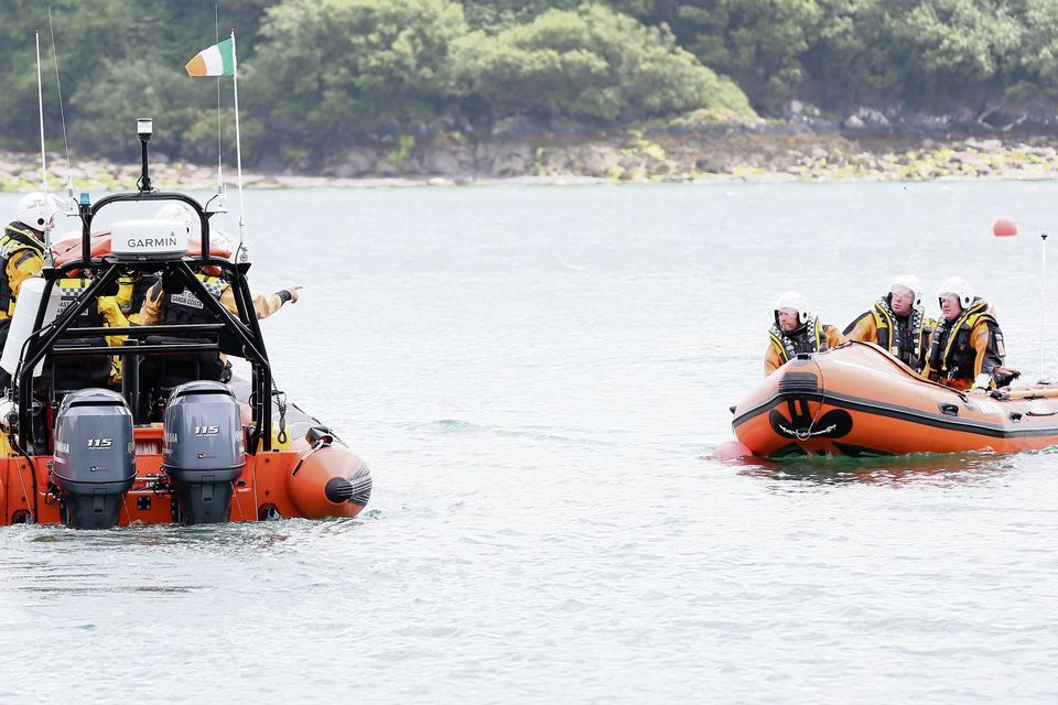 The scene of the incident near Castlehaven, Co Cork, where two divers died. Photo: Emma Jervis