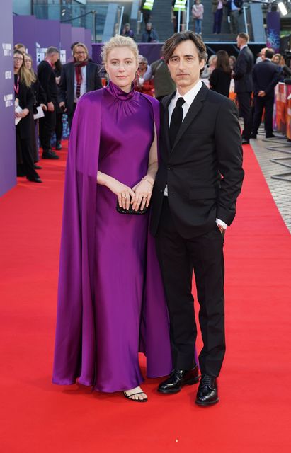Greta Gerwig was nominated with her husband Noah Baumbach for best adapted screenplay (Ian West/PA)