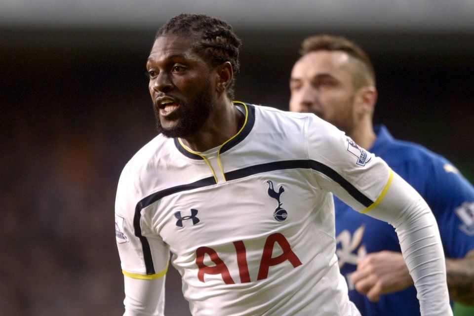 Tottenham's Emmanuel Adebayor could complete a switch to Aston Villa this week