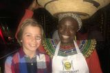 thumbnail: After learning drumming at Gold Restaurant, we stayed for dinner and chatted to the women who work with Streetsmart who have been helping street children in South Africa since 2005