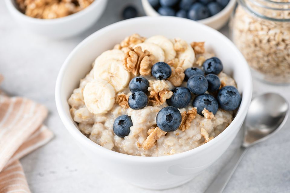 Porridge is a very healthy option — especially if you top it with other beneficial foods. Photo: Getty Images
