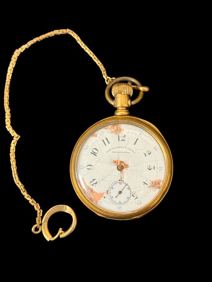 ‘The second hand is frozen in time’ – Titanic victim’s watch expected to fetch up to £80,000 at auction