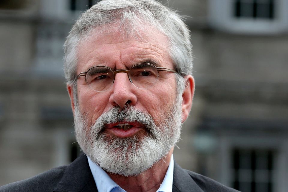 Sinn Féin leader Gerry Adams. Photo: Tom Burke