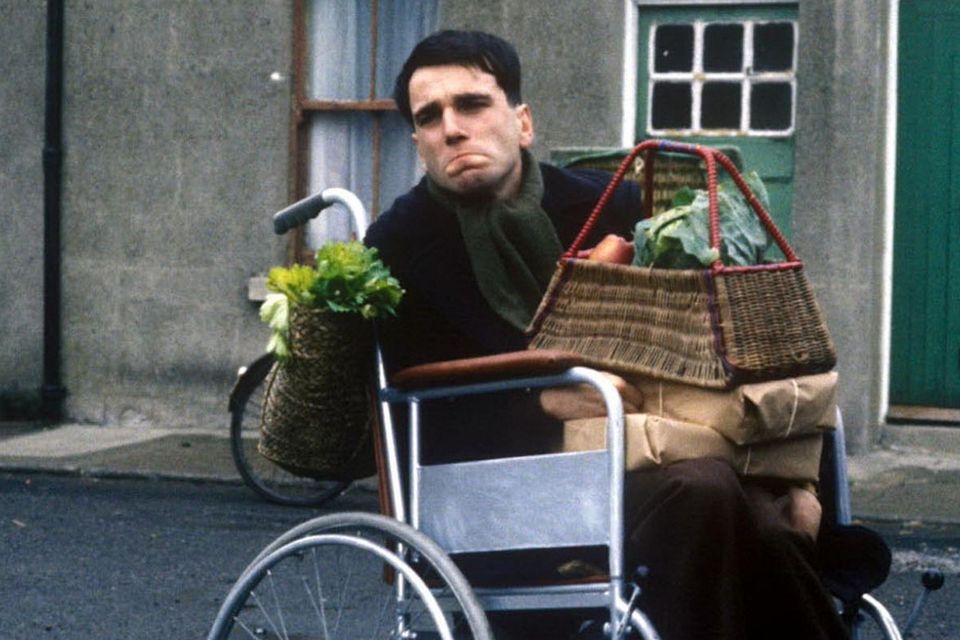Daniel Day-Lewis as Christy Brown in 'My Left Foot'