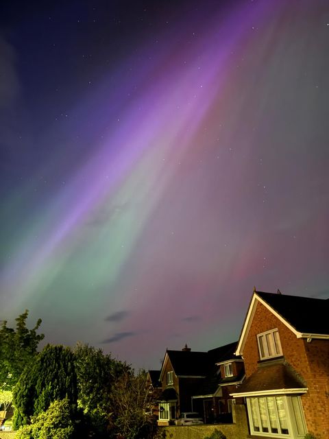 Northern Lights on show in Donabete. Picture by Steve Humphreys