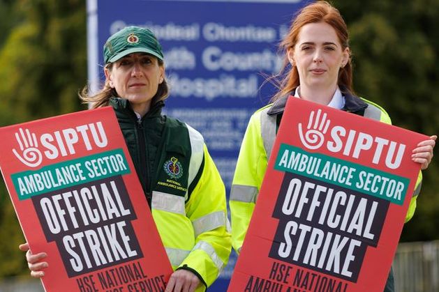 Ambulances hit by 24-hour strike as services 'at breaking point', Dail told
