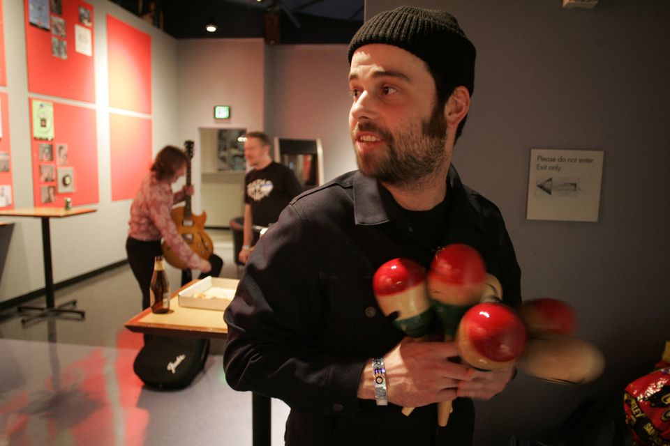 Tambourine player Joel Gion is an endearing raconteur. Photo: Getty